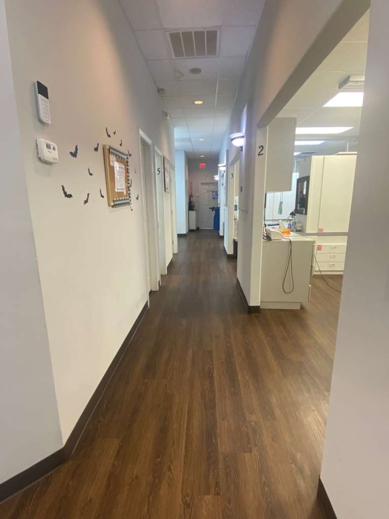 Reception area at Pearland Dental care
