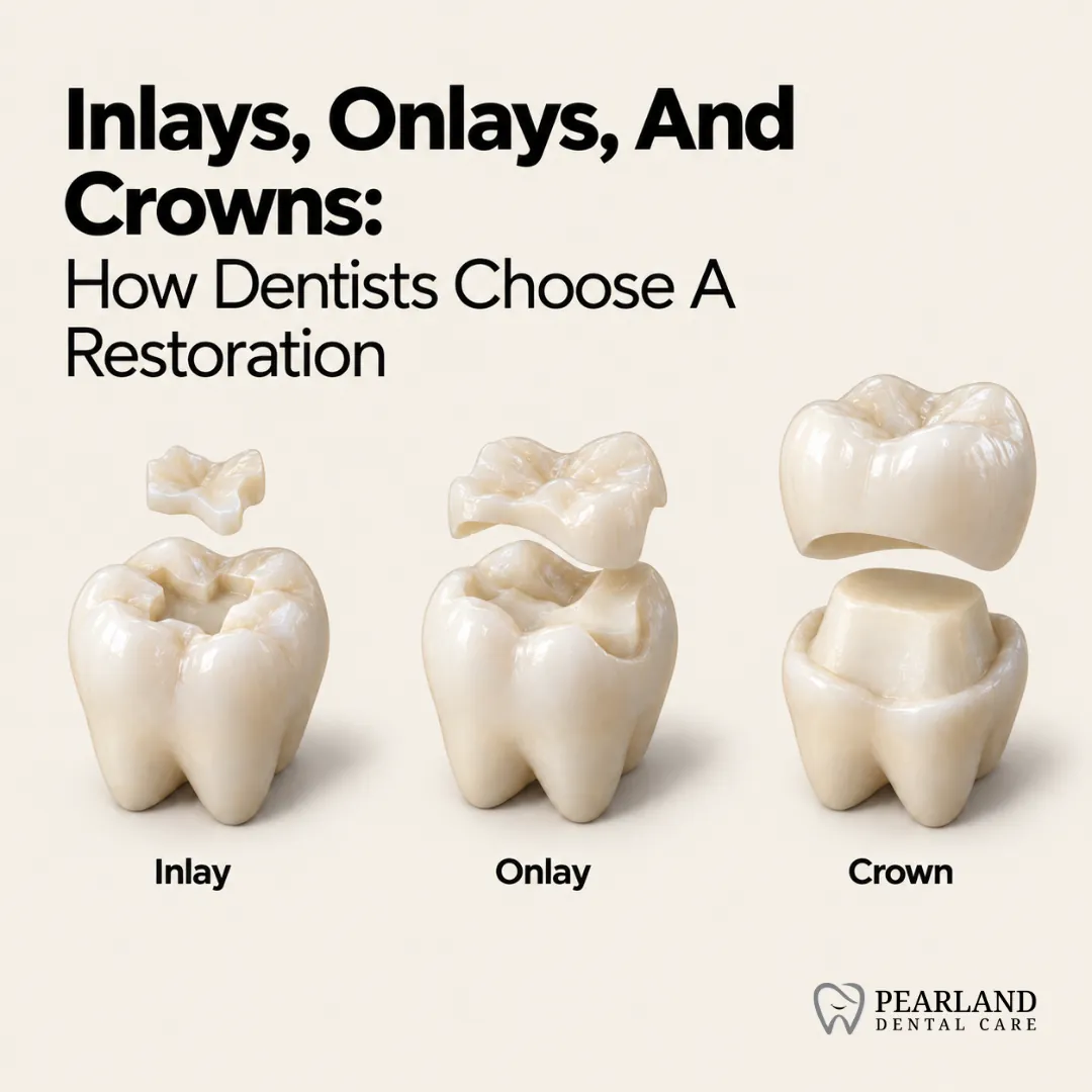 Inlays, Onlays, And Crowns: How Dentists Choose A Restoration